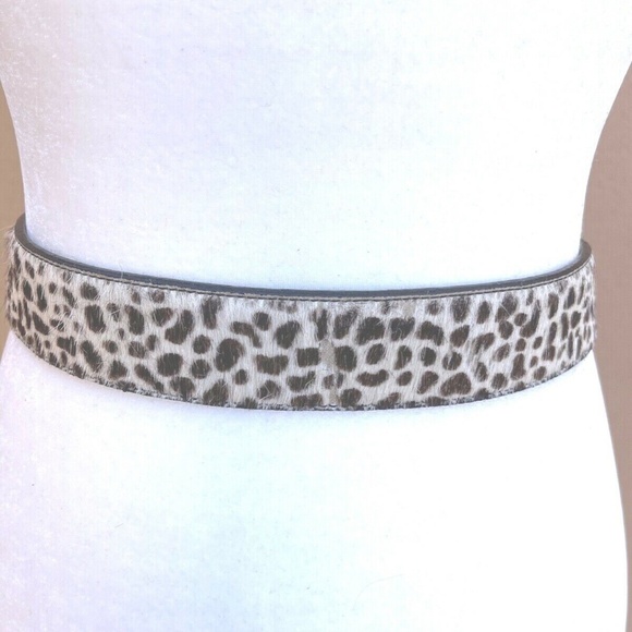 Leopard Print Belt with Silver Buckle main image 10